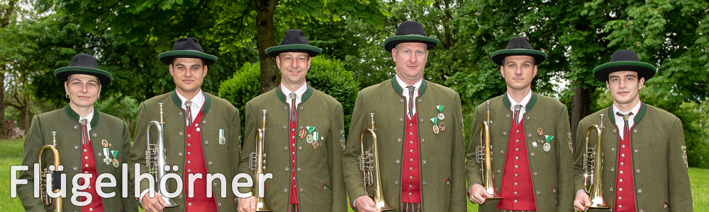 Flügelhörner der Grenzlandmusik Halbenrain