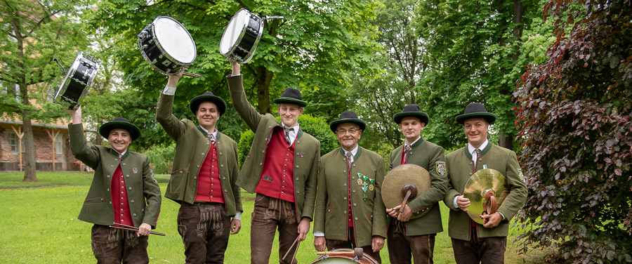 Schlagzeuger der Grenzlandmusik Halbenrain